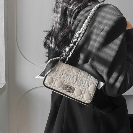TR20062# 高级感链条小方包女包新款时尚菱格绣线单肩包洋气爆款斜挎包 包包批发女包货源